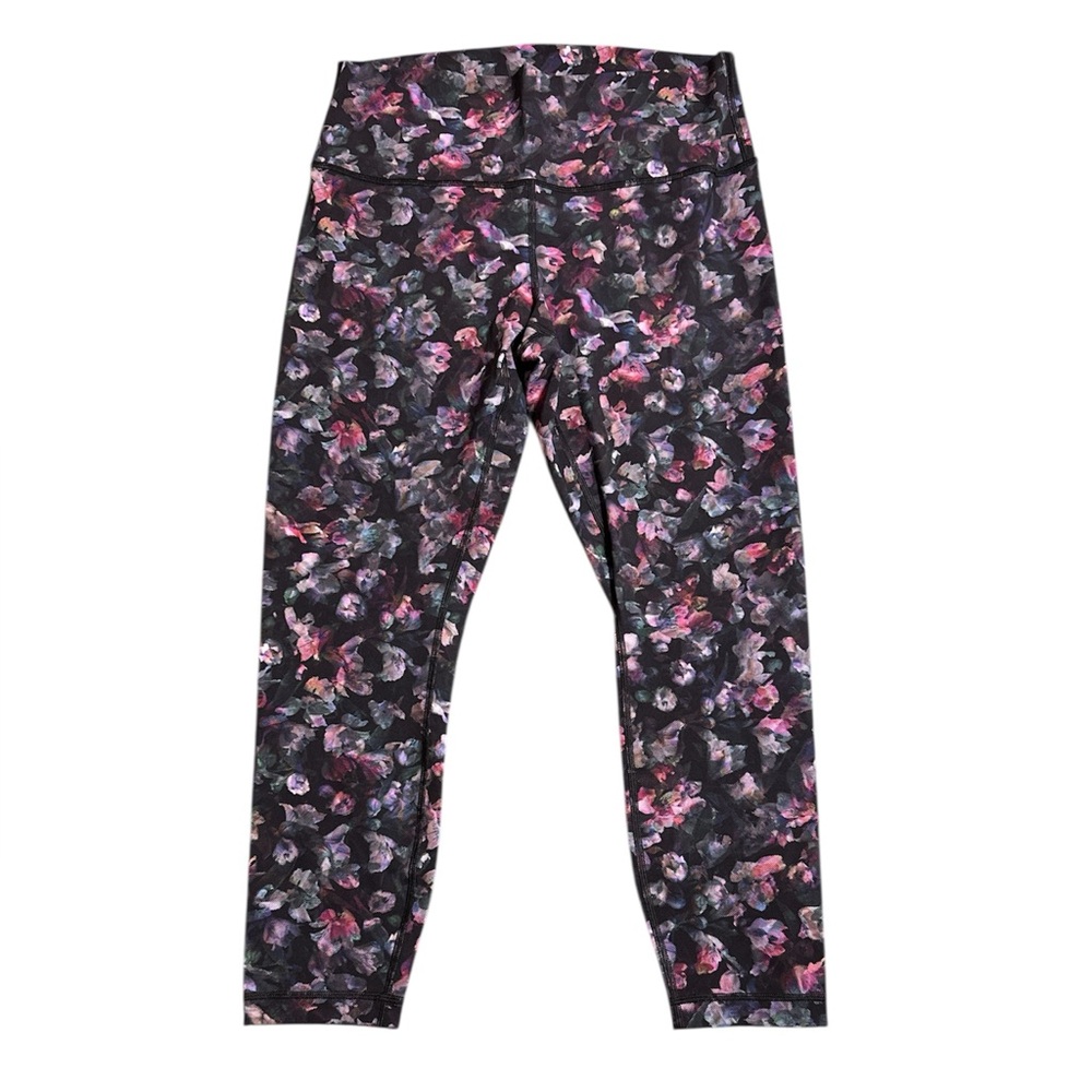 Lululemon Athletica Pixel Floral Wunder Under Tights